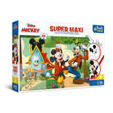 Trefl 3-in-1 Mickey Mouse Puzzle - 24 Pieces | 41012